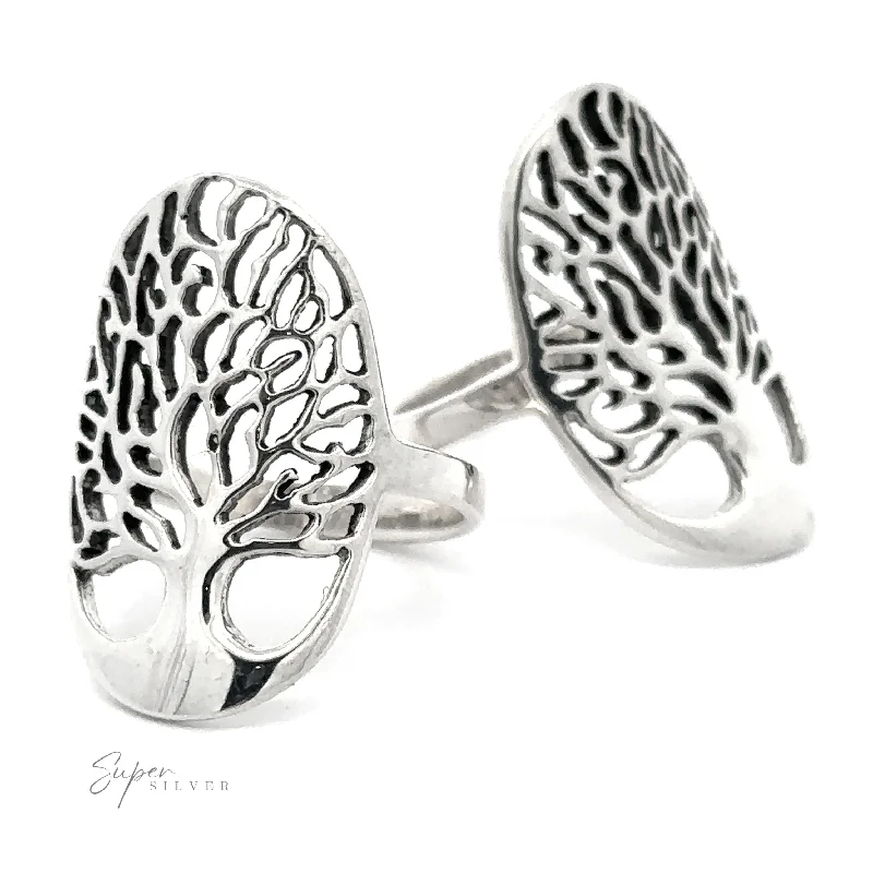 Oval Tree of Life Ring