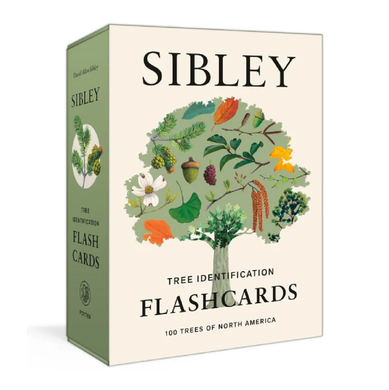 Sibley Tree Identification Flashcards: 100 Trees of North America