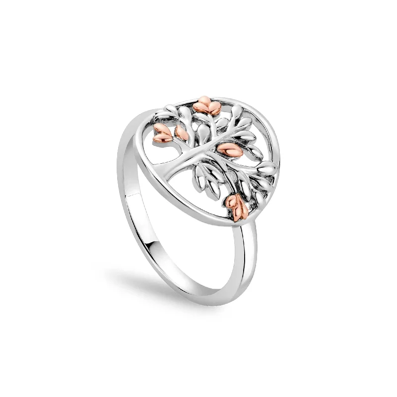 Tree of Life® Circle Silver Ring