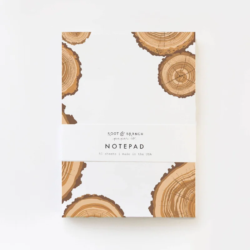 Tree Rings Notepad