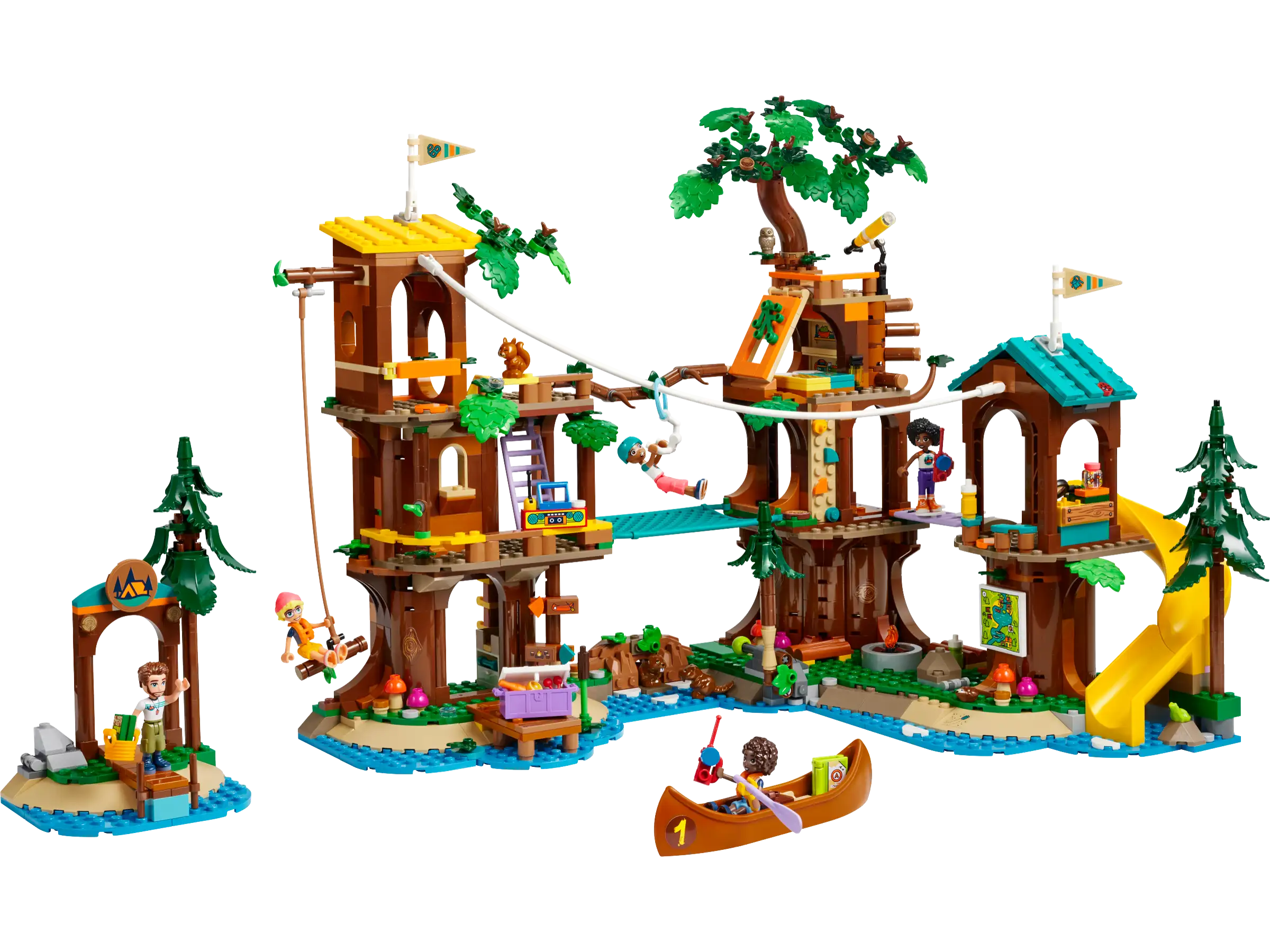 LEGO 42631 Friends Adventure Camp Tree House Playset