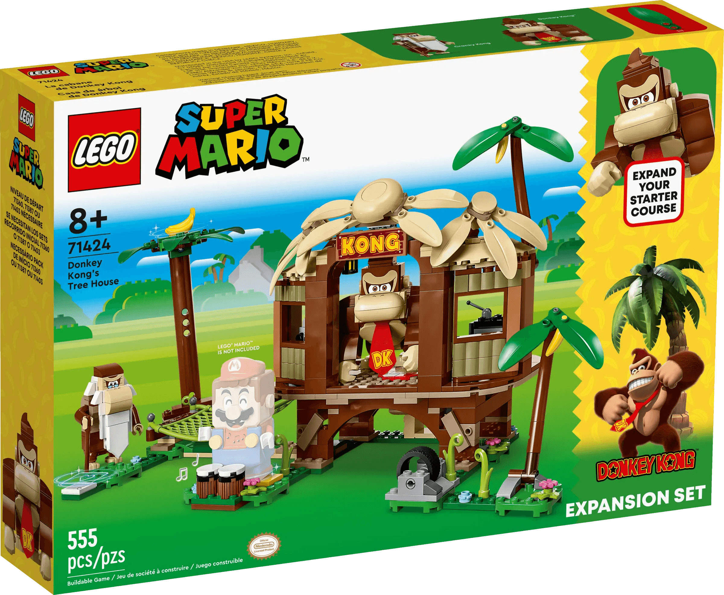 LEGO SUPER MARIO 71424 Super Mario Donkey Kong's Tree House Expansion Set