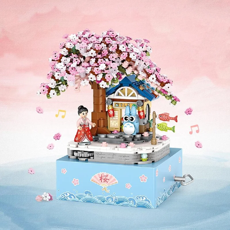 Micro Japanese Sakura Cherry Tree Music Box