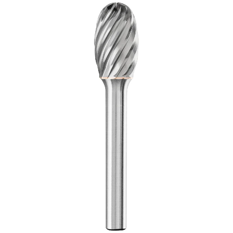 Carbide Bur - Tree Shape, INOX Cut 1/2" x 1" x 1/4" Shank - SF-5