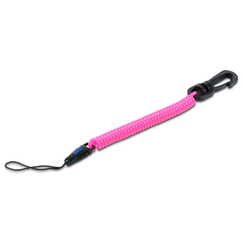 Ty-Fl?t Retractable Lanyard with Swivel Clips - 5", Pink