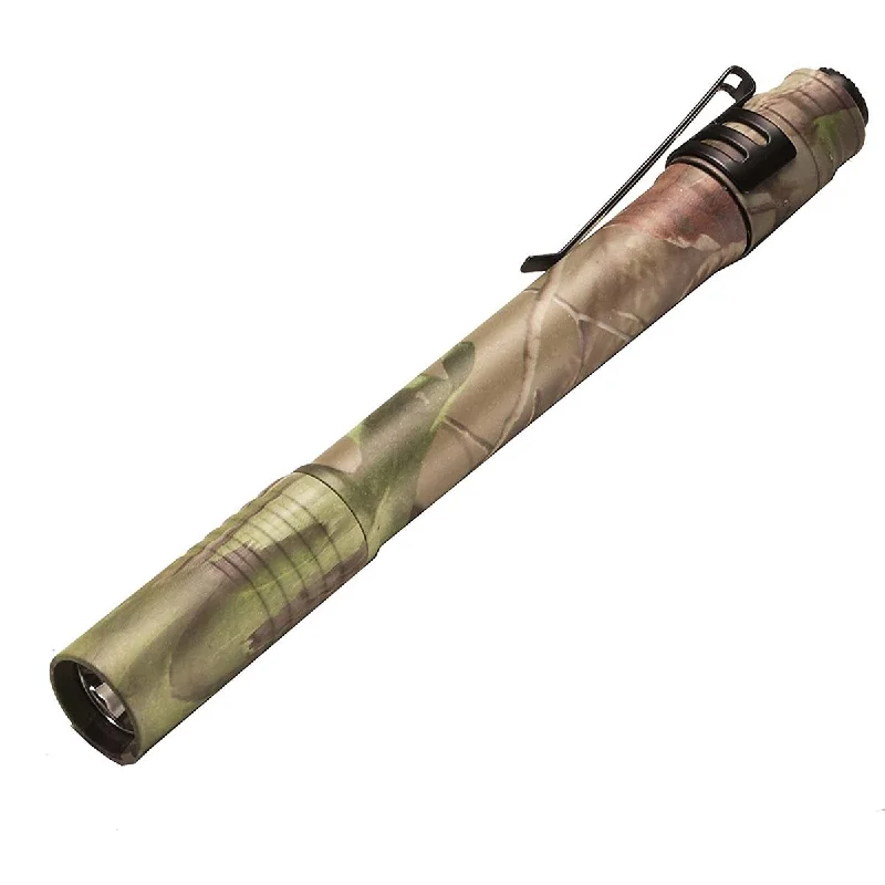 Buckmasters Stylus Pro RealTree Hardwood High Definition Green Camo Clam packaged - Green LED