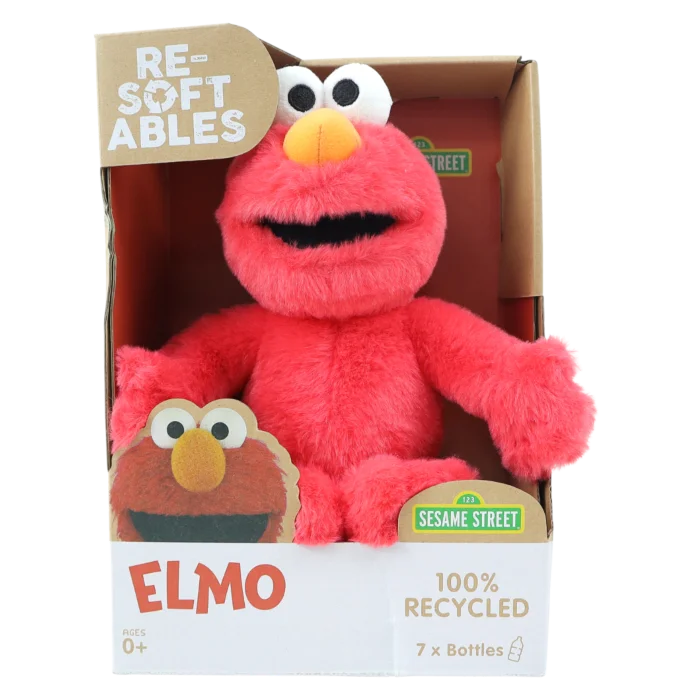 ELMO, Sesame Street Re-Softables Plush