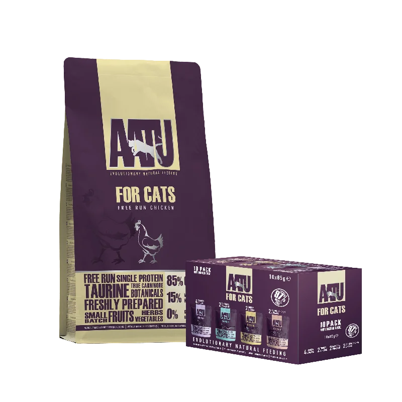 Chicken Dry & Wet Cat Food Variety Bundle