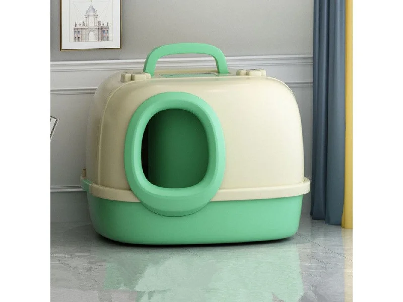 Corridor-Type Fully Enclosed Large Cat Litter Basin 60*60*45Cm