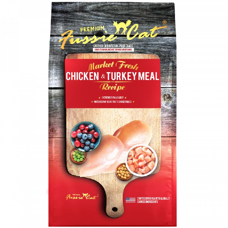 Fussie Cat Market Fresh Grain Free Chicken & Turkey Recipe Dry Cat Food