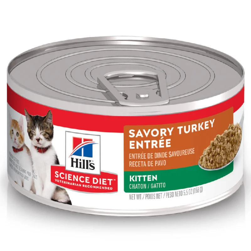 Hill's Science Diet Savory Turkey Entree Canned Kitten Food