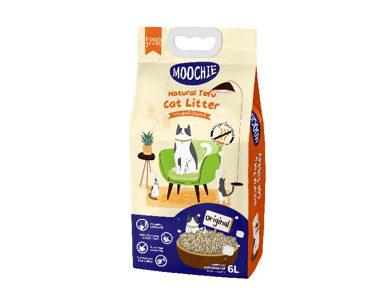 MOOCHIE NATURAL TOFU CAT LITTER - ORIGINAL SCENT 6L