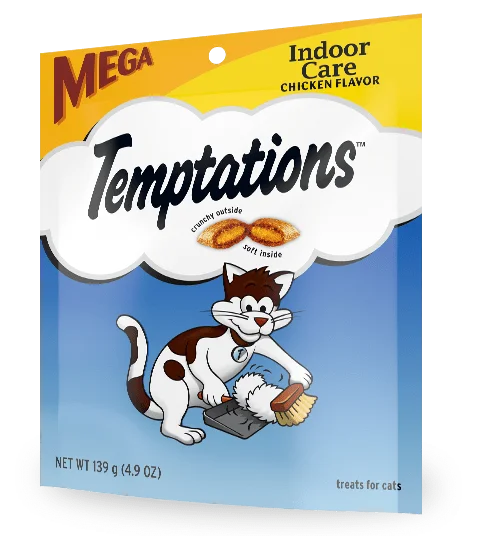 Temptations Hairball Control Crunchy & Soft Chicken Flavor Cat Treats