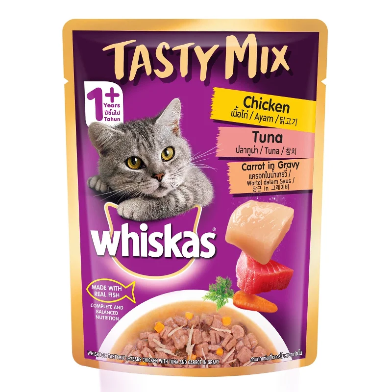 Whiskas Chicken Tuna Carrot In Gravy 70g