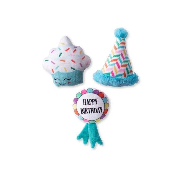 3 Piece Small Dog Toy Set - Happy Bark Day