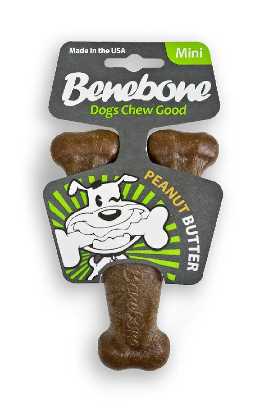 Benebone Peanut Butter Flavored Wishbone Mini Chew Toy 2.9oz