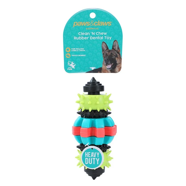 Clean 'n Chew Rubber Dental Toy, Asstd