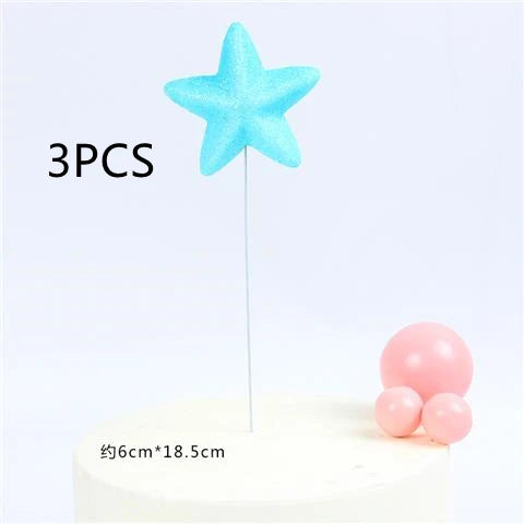 Blue Star + Pink Balls