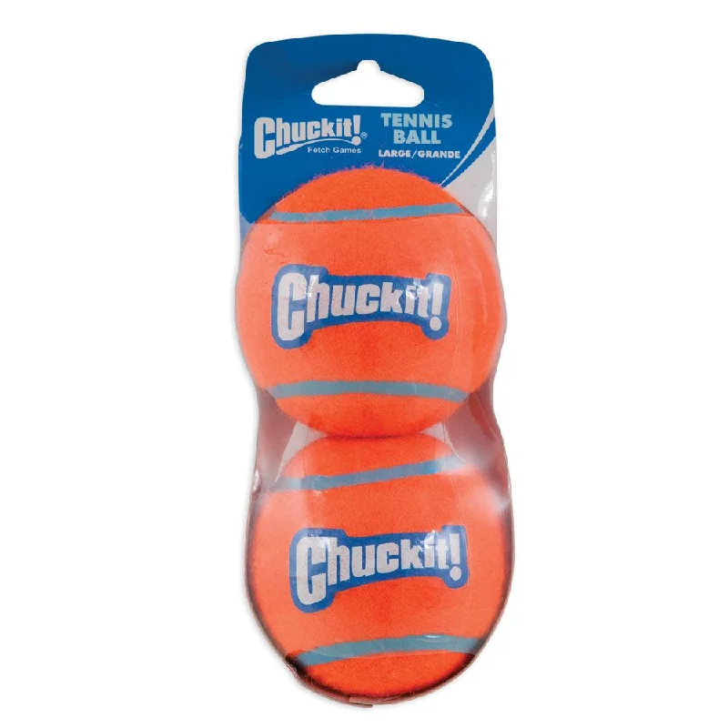 Chuckit! Floating Tennis Ball Dog Toy, Large, 2 Count