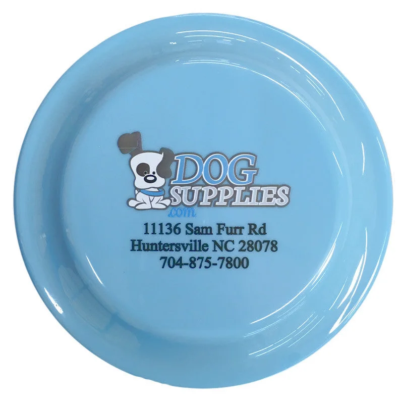 Dog Supplies Blue Plastic 9 Inch Flyer Dog Toy