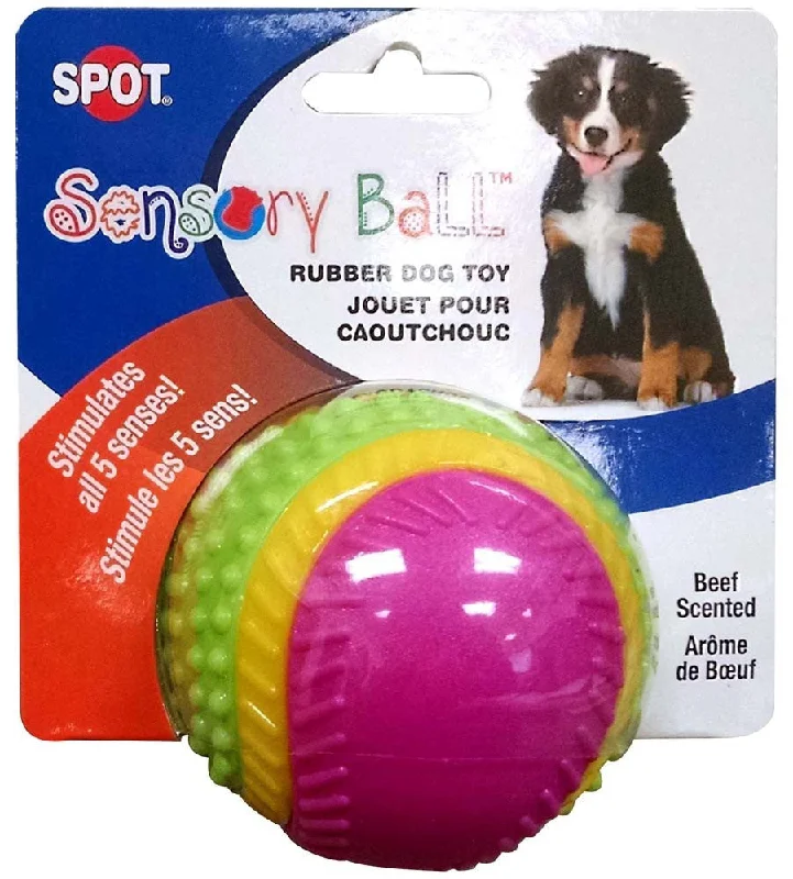 Ethical Sensory Ball 3in Asstd Colors Dog Toy