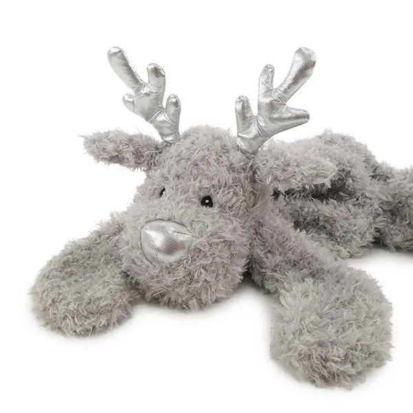 Festive Flattie Reindeer Dog Toy