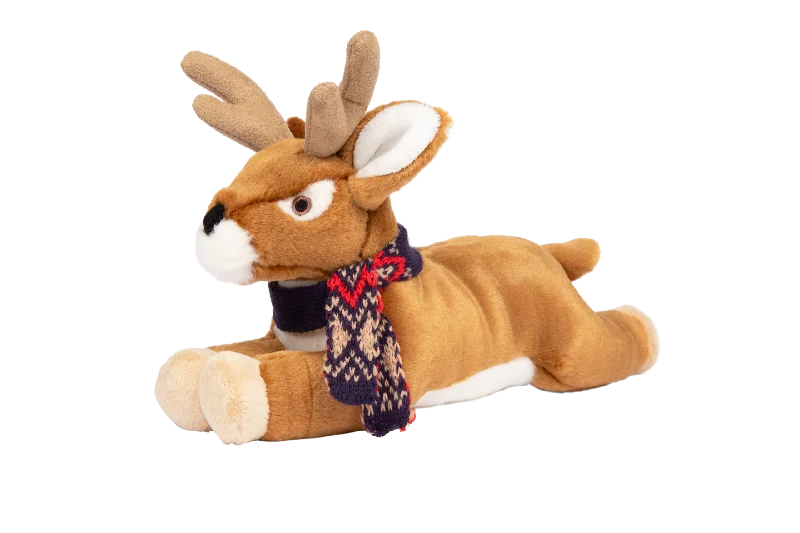 Fluff & Tuff Robbie Reindeer Plush Holiday Toy for Dogs