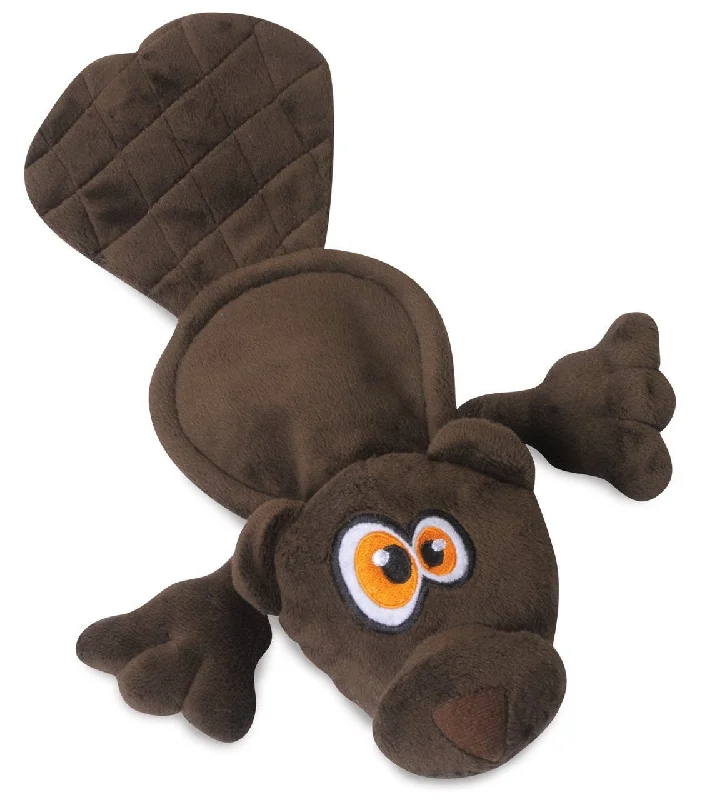 Hear Doggy Ultrasonic Brown Beaver Silent Squeaker Toy