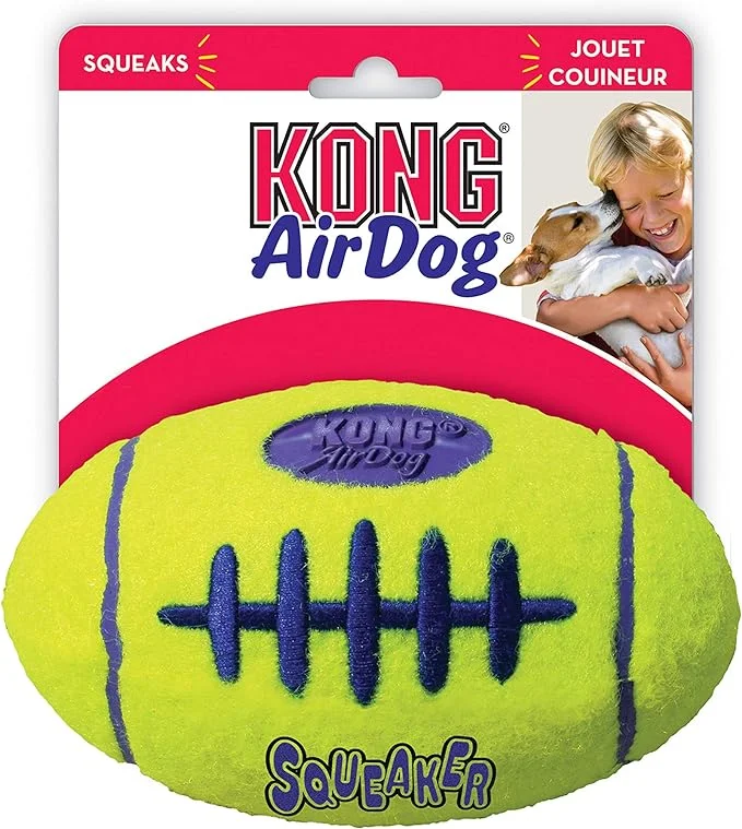 Kong AirDog Squeaker Football