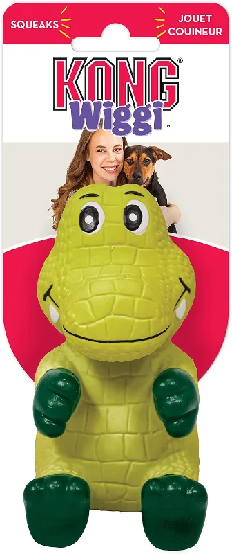 Kong Wiggi Alligator Dog Toy