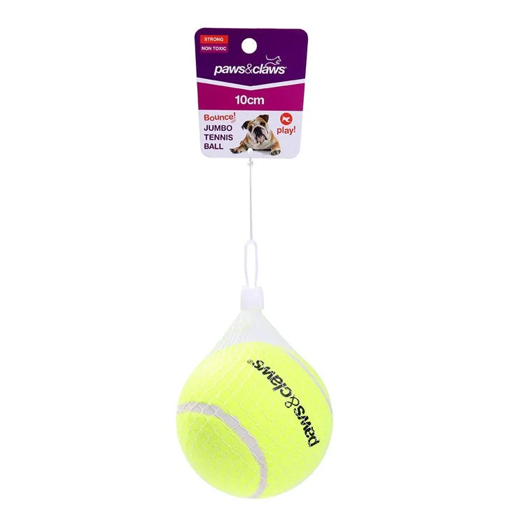 Jumbo Tennis Ball, 10cm, Asstd Colours