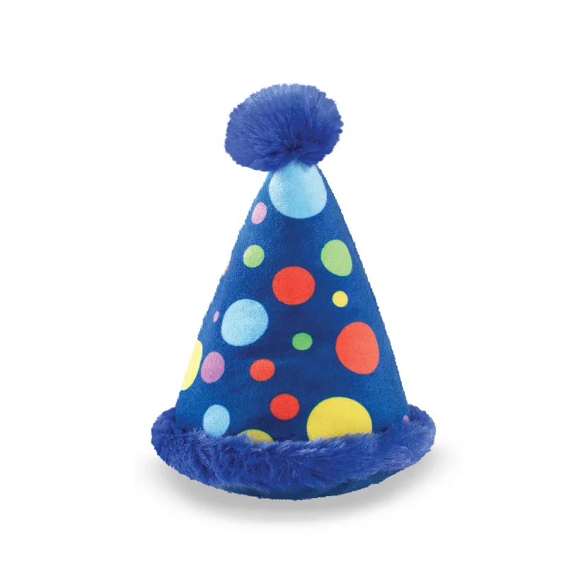 Plush Dog Toy - Party Hat