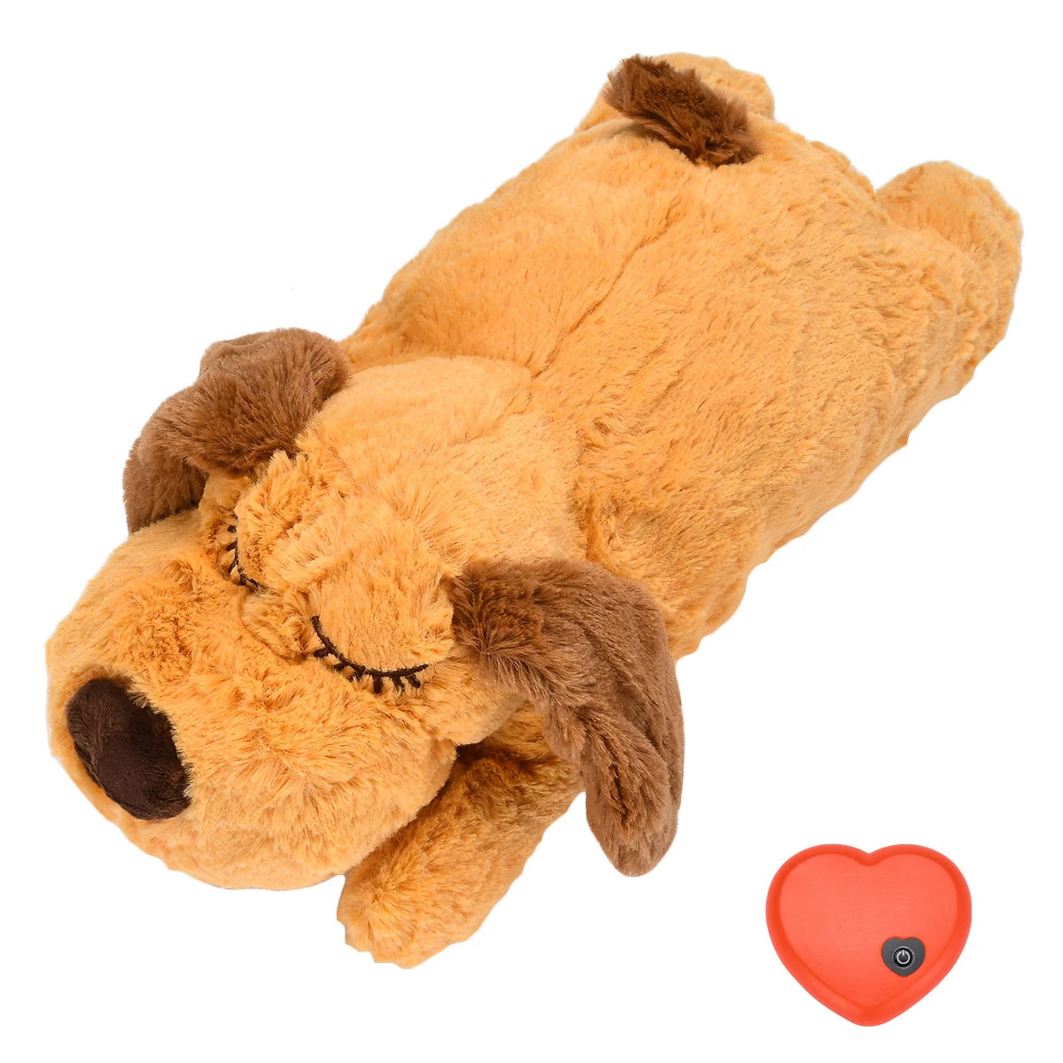 Heartbeat Plush Dog Toy