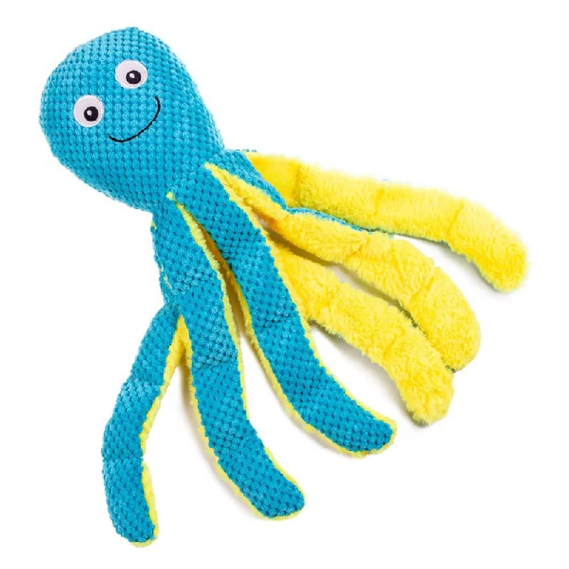 AllPetSolutions Soft Plush Dog Toy Octopus Squeaker