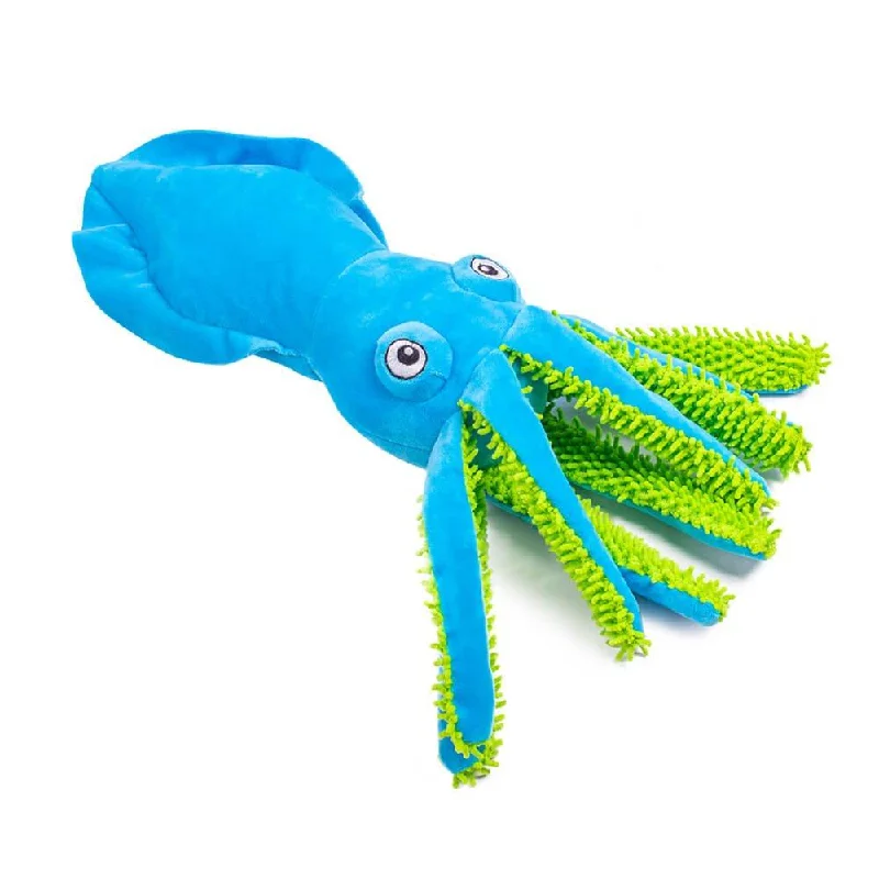 AllPetSolutions Soft Plush Dog Toy Squid Squeaker