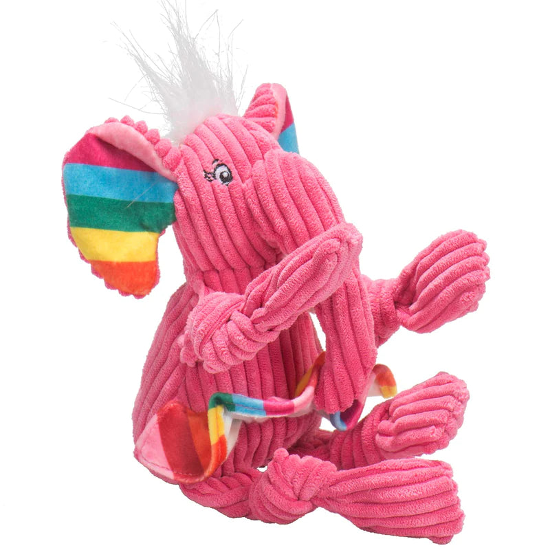 HuggleHounds Rainbow Elephant Knottie®