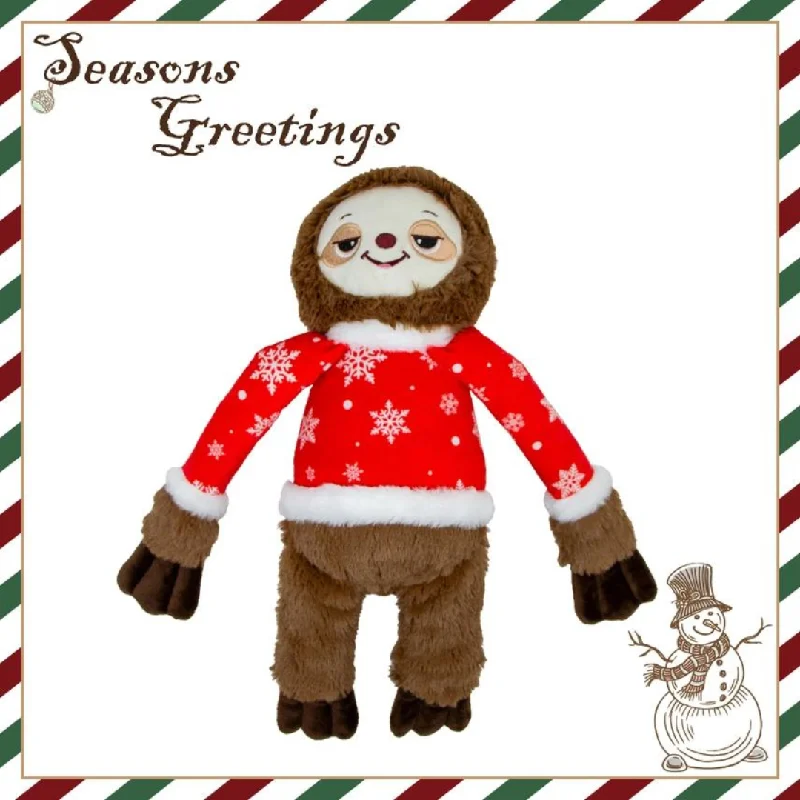 Simon Sloth - Christmas Dog Toy