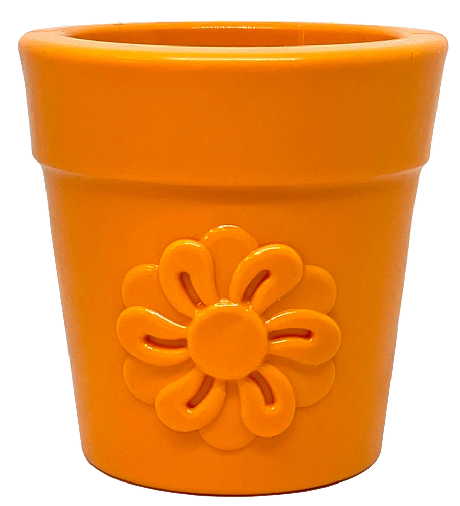 Sodapup Flower Pot Treat Dispenser and Chew Toy