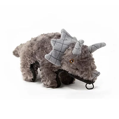 Steel Dog Ruffian Triceratops Dog Toy