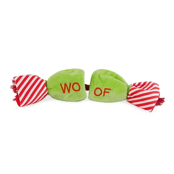 Stripey Crinkle Candy Rope Dog Toy