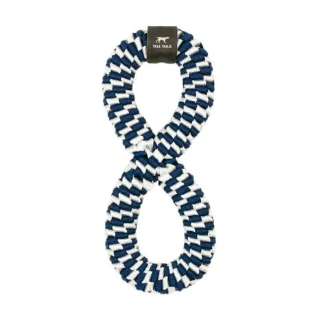 Tall Tails Navy Braided Infinity Tug Toy for Dogs