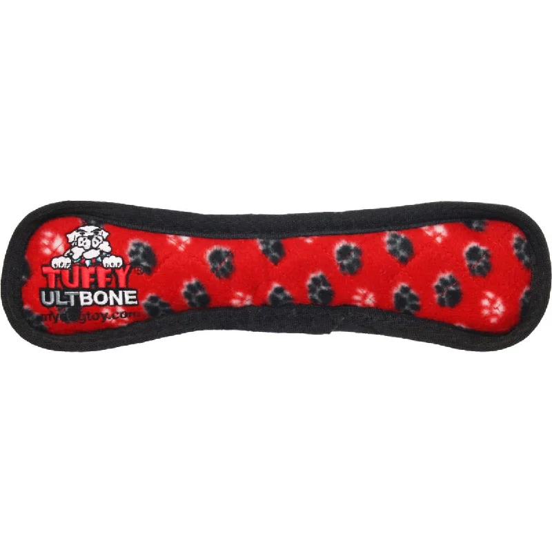 Tuffy Ultimate Bone Red Paws