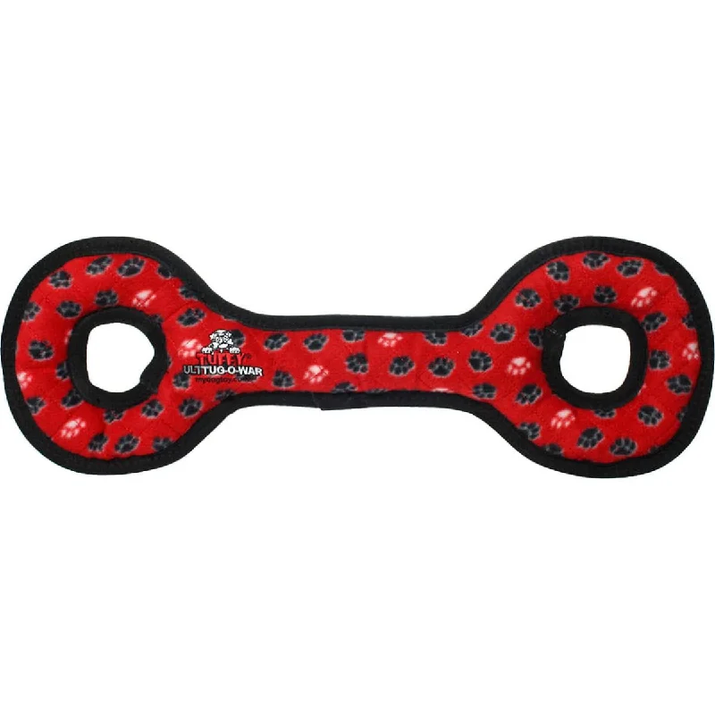 Tuffy Ultimate Tug-O-War Red Paws