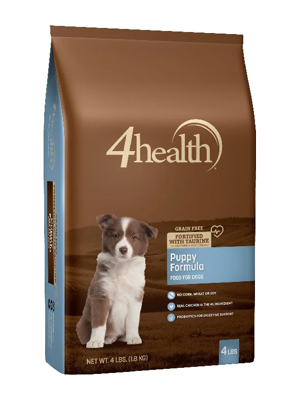 High-protein dog food with bison for a unique and healthy protein choice-4health Grain Free Puppy Dry Dog Food