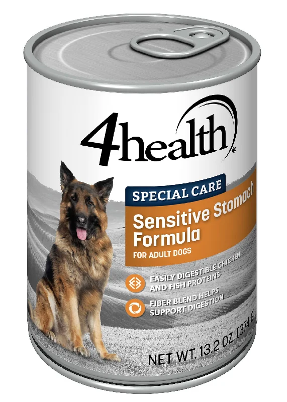 Grain-free dog food with pork for a novel protein and allergy-friendly option-4health Special Care Sensitive Stomach Formula for Adult Dogs Canned Dog Food, 13.2 oz.