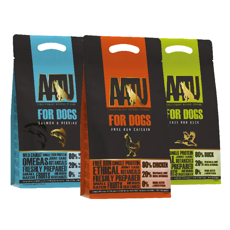 Dog food with kale and spinach for added vitamins and antioxidants-AATU Dry Dog Food Favourites Bundle