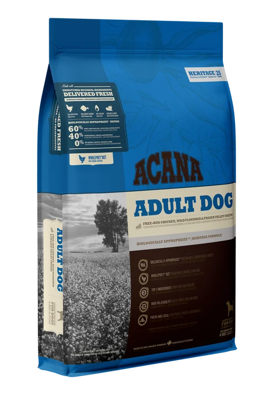 Best dog food with beef as the main protein source for muscle health-Acana Adult Dry Dog Food