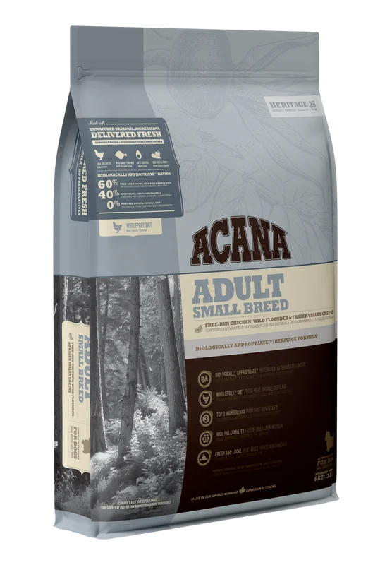 High-quality dog food with lamb for sensitive stomachs and healthy digestion-Acana Adult Small Breed Dry Dog Food