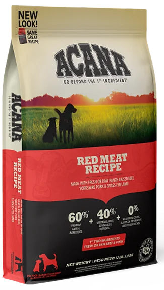 Best dog food for large breed puppies with balanced calcium and protein levels-ACANA Dry Food: Red Meat Recipe