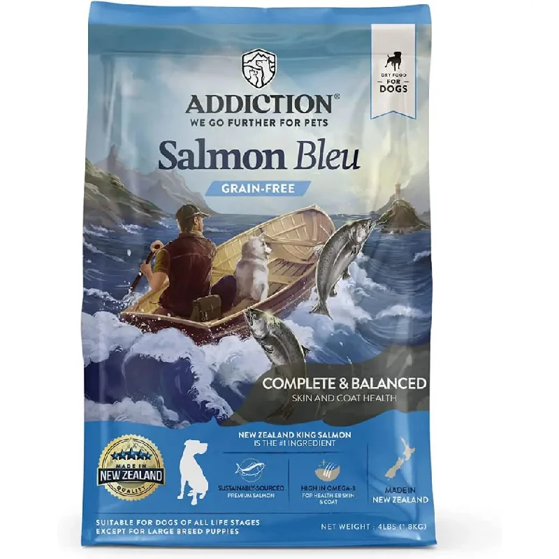 Best dog food for dogs with digestive issues with easily digestible protein-Addiction Salmon Bleu Dog Skin and Coat Health Dry Dog Food